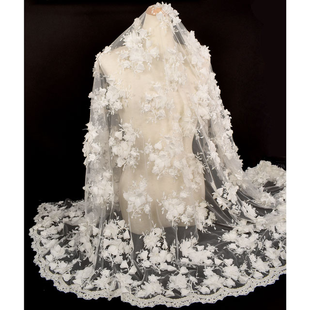 生地 クイーンレース(H1741-4C) IVORY.アイボリー 99Zz99_