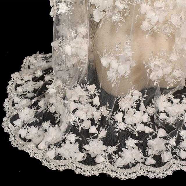 生地 クイーンレース(H1741-4C) IVORY.アイボリー 99Zz99_