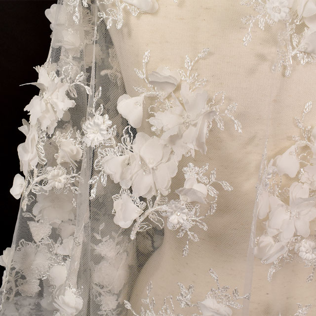 生地 クイーンレース(H1741-4C) IVORY.アイボリー 99Zz99_