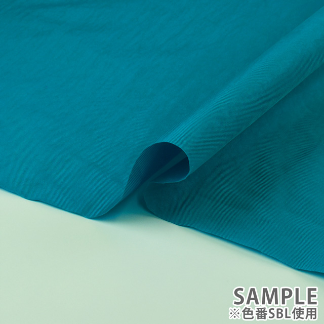 生地 カジュアルナイロン (HMF-08) SBL.ピーコックブルー 99Zz99_