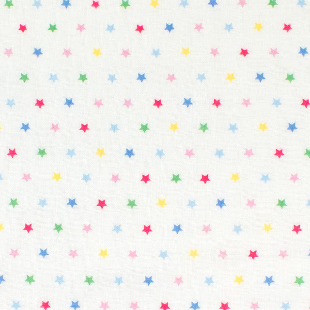 生地 ホーミーコレクション 星柄/ダブルガーゼ(GH13044S) A.マルチ 09Bo35_