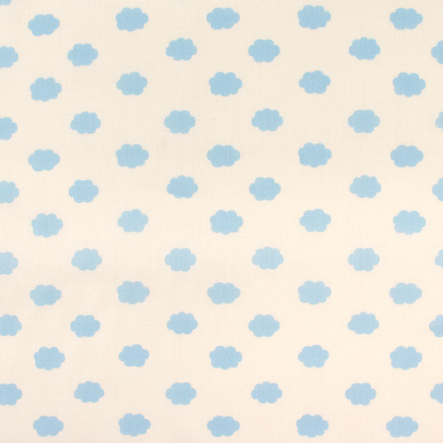 生地 ホーミーコレクション 雲柄/ブロード(DH13060S) A.オフホワイト 09Ae99_