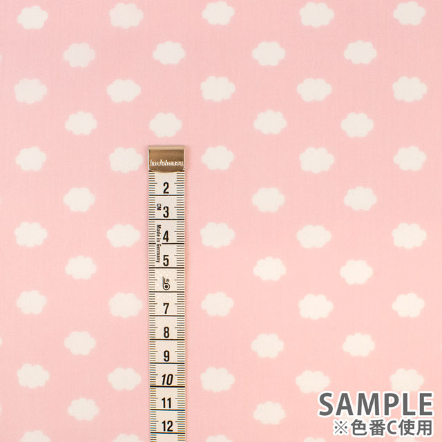 生地 ホーミーコレクション 雲柄/ブロード(DH13060S) A.オフホワイト 09Ae99_