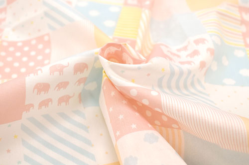 生地 ホーミーコレクション パッチワーク柄(DH13098S) A.ピンク系 09Aa01_