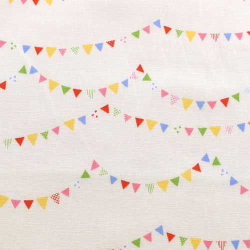 生地 ホーミーコレクション フラッグガーランド(DH13062S) A.オフホワイト系 09Aa01_