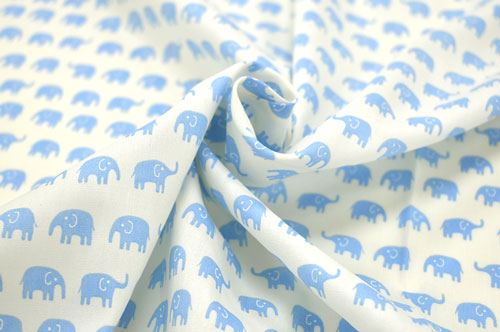 生地 ホーミーコレクション ぞうさん(DH11724L) C.オフホワイト系 09Aa01_