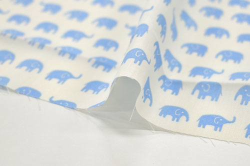 生地 ホーミーコレクション ぞうさん(DH11724L) C.オフホワイト系 09Aa01_