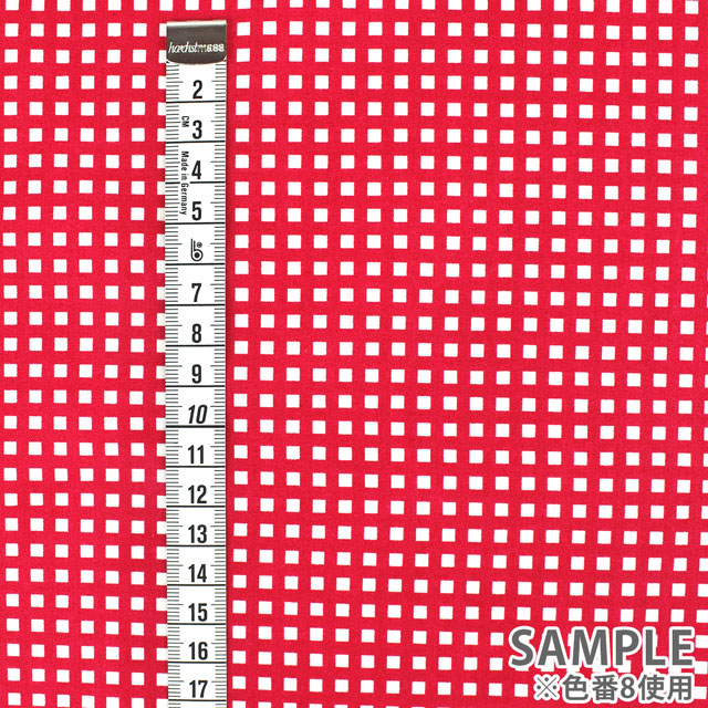 生地 チェックプリント/ブロード(HS1287) 4.ラベンダー 09Bk22_