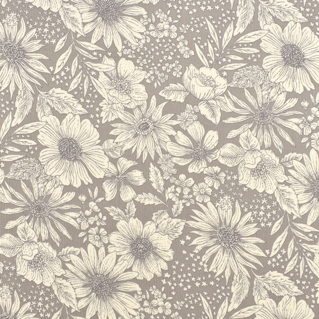 生地 シャツコールプリント/コーデュロイ(HSK570) B.ライトグレー 99Zz99_