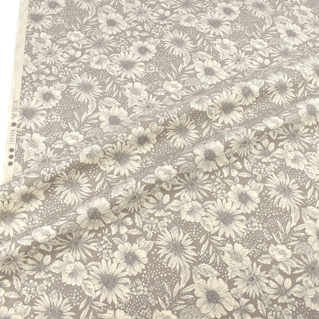 生地 シャツコールプリント/コーデュロイ(HSK570) B.ライトグレー 99Zz99_