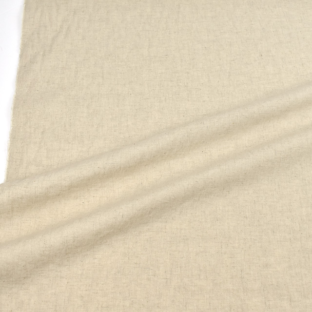 生地 綿麻シーチングワッシャー(HSK610) 1.生成 09Cu44_