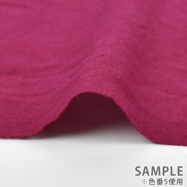 生地 綿麻シーチングワッシャー(HSK610) 1.生成 09Cu44_