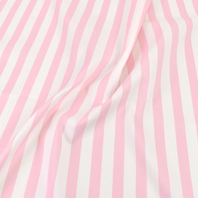 生地 オックスストライププリント (HSK980) A.ピンク 09Bk23_