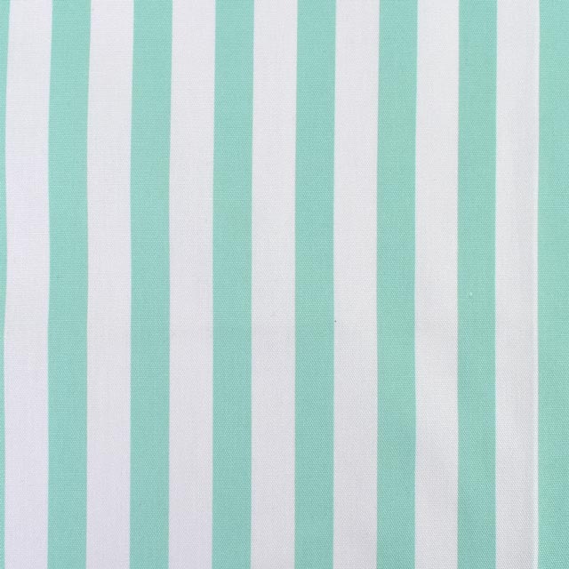 生地 オックスストライププリント (HSK980) D.ミント 09Bk23_