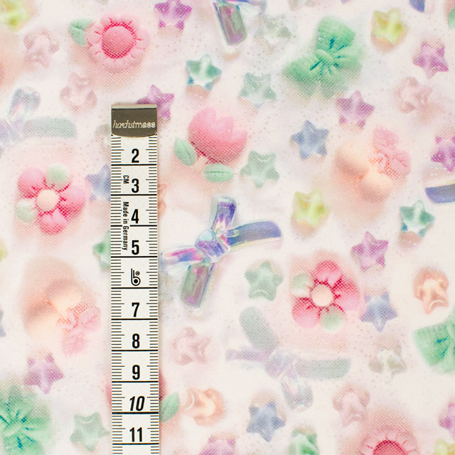 生地 imaDOKI Kids-イマドキキッズ- キラキラデコパーツ/トロピカル(ピーチスキン加工)(IMAF-18) 99Zz99_