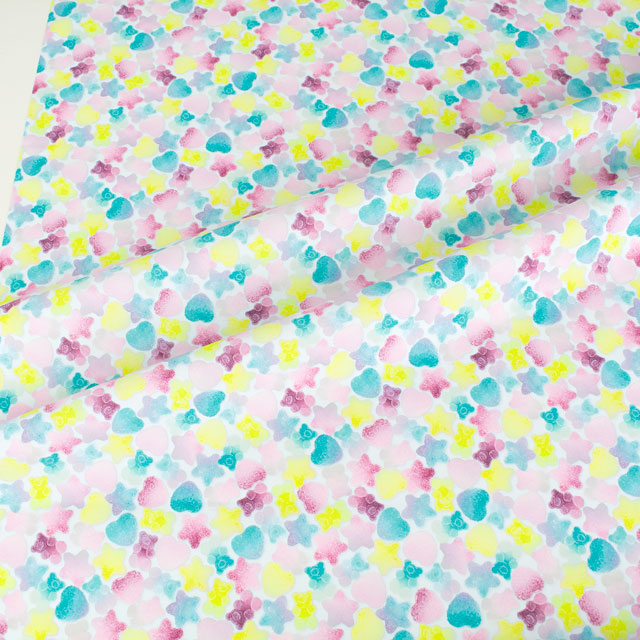 生地 imaDOKI Kids-イマドキキッズ- グミパーツ/トロピカル(ピーチスキン加工)(IMAF-19) 99Zz99_