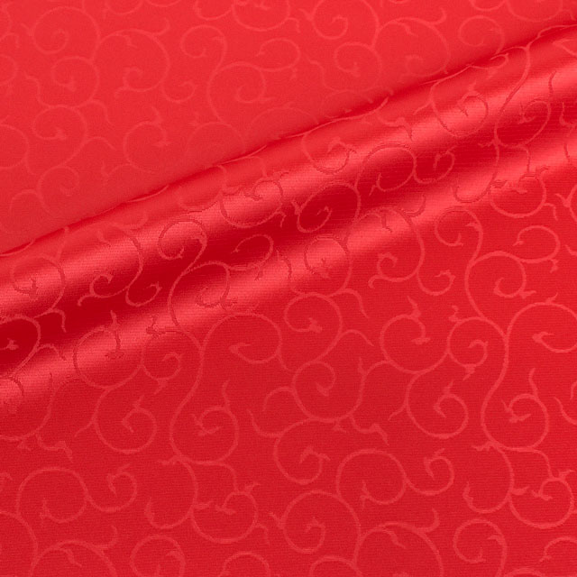 生地 地紋織 唐草 28.赤 09Bh18_