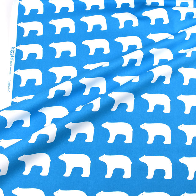 生地 kippis-キッピス- Jaakarhu シロクマ/オックス (KPO) 6A.ブルー 09Ac04j