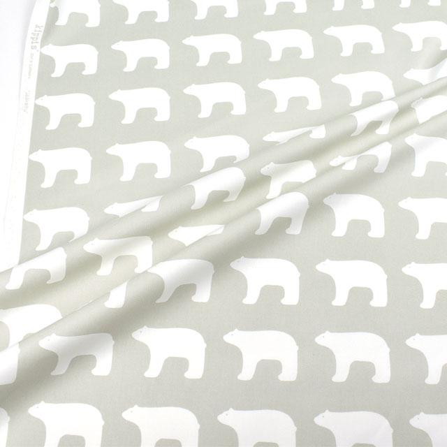 生地 kippis-キッピス- Jaakarhu シロクマ/オックス (KPO) 6B.グレー 09Ac04j