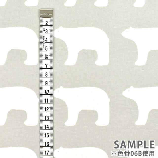 生地 kippis-キッピス- Jaakarhu シロクマ/オックス (KPO) 6B.グレー 09Ac04j