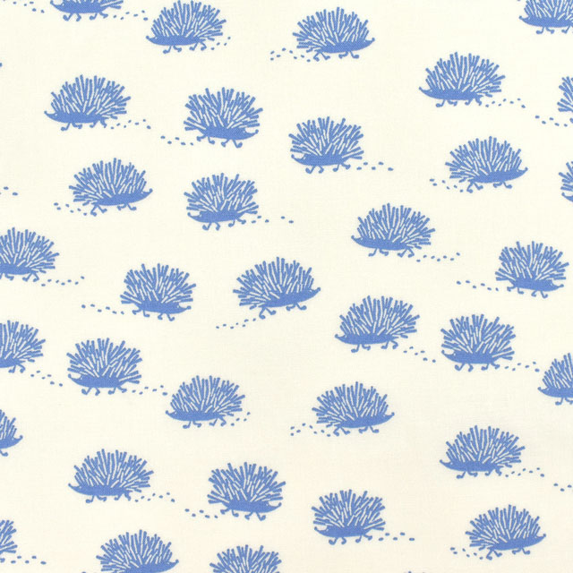 生地 kippis-キッピス- Igelkottar はりねずみたち/シーチング (KPS) 27C.オフホワイト 09Ac04j