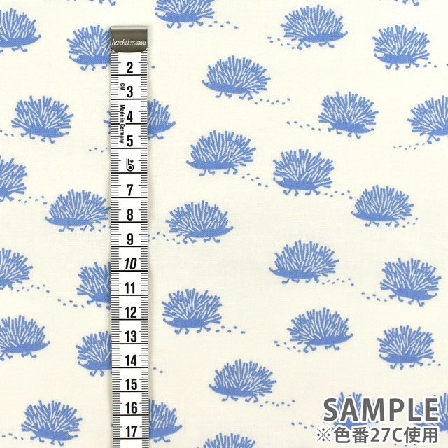 生地 kippis-キッピス- Igelkottar はりねずみたち/シーチング (KPS) 27C.オフホワイト 09Ac04j