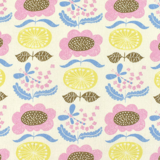 生地 kippis-キッピス- Kumpula クンプラの街/綿麻キャンバス(KPC) 26D.ライトイエロー 99Zz99j