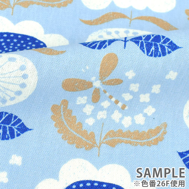 生地 kippis-キッピス- Kumpula クンプラの街/綿麻キャンバス(KPC) 26D.ライトイエロー 99Zz99j