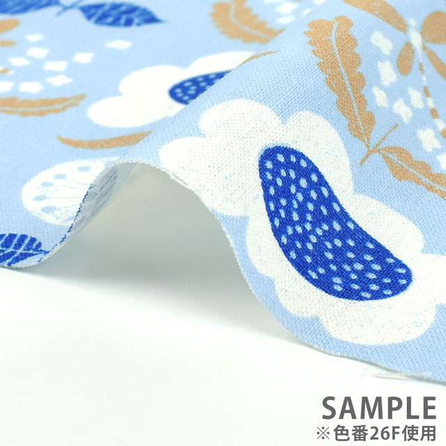 生地 kippis-キッピス- Kumpula クンプラの街/綿麻キャンバス(KPC) 26D.ライトイエロー 99Zz99j