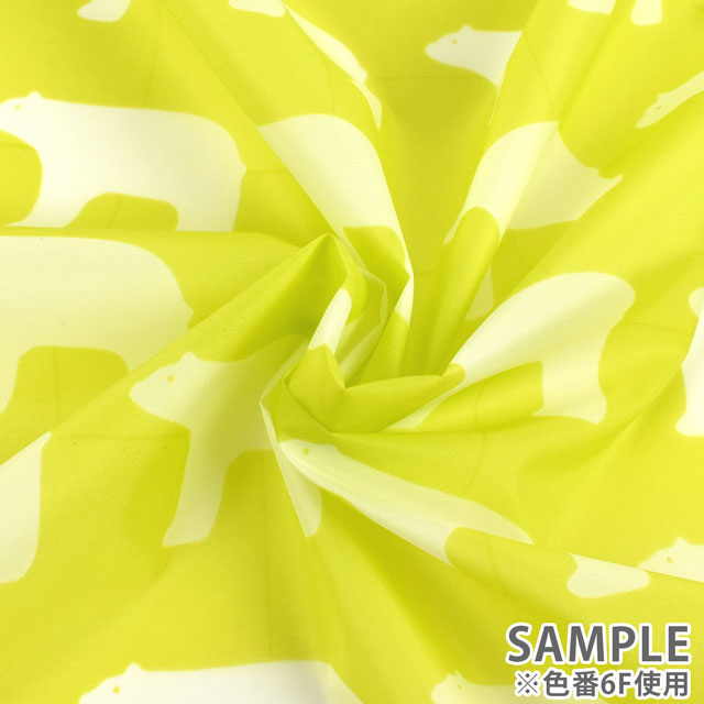 生地 kippis-キッピス- Jaakarhu シロクマ/ナイロンタフタ(KPNY) 6G.ブルー 99Zz99j