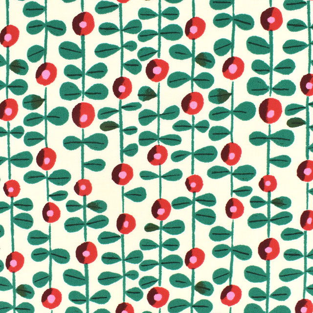 生地 kippis-キッピス- Lingon リンゴンベリー/シーチング(KPS) 55A.ベージュ 99Zz99j