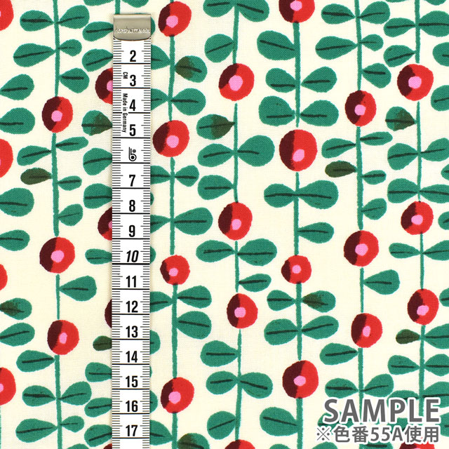 生地 kippis-キッピス- Lingon リンゴンベリー/シーチング(KPS) 55A.ベージュ 99Zz99j