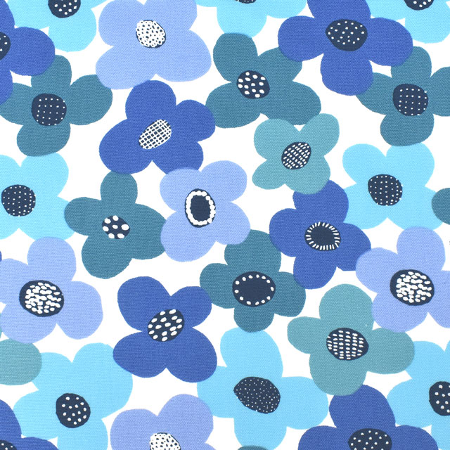 生地 kippis-キッピス- Kevat ケヴァット 春/オックス(KPO) 57A.ブルー 09Ac04j