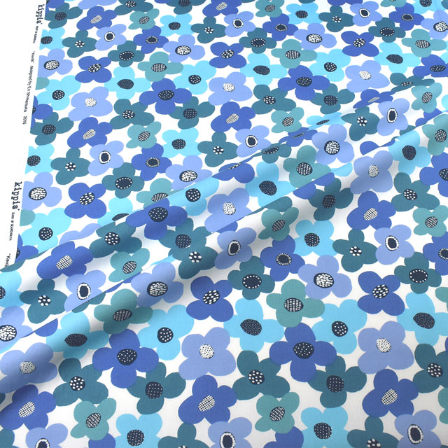 生地 kippis-キッピス- Kevat ケヴァット 春/オックス(KPO) 57A.ブルー 09Ac04j