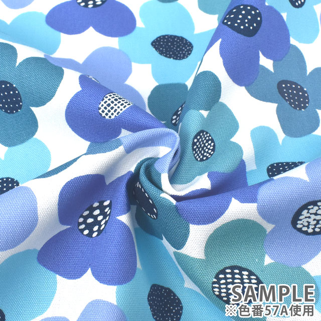 生地 kippis-キッピス- Kevat ケヴァット 春/オックス(KPO) 57A.ブルー 09Ac04j