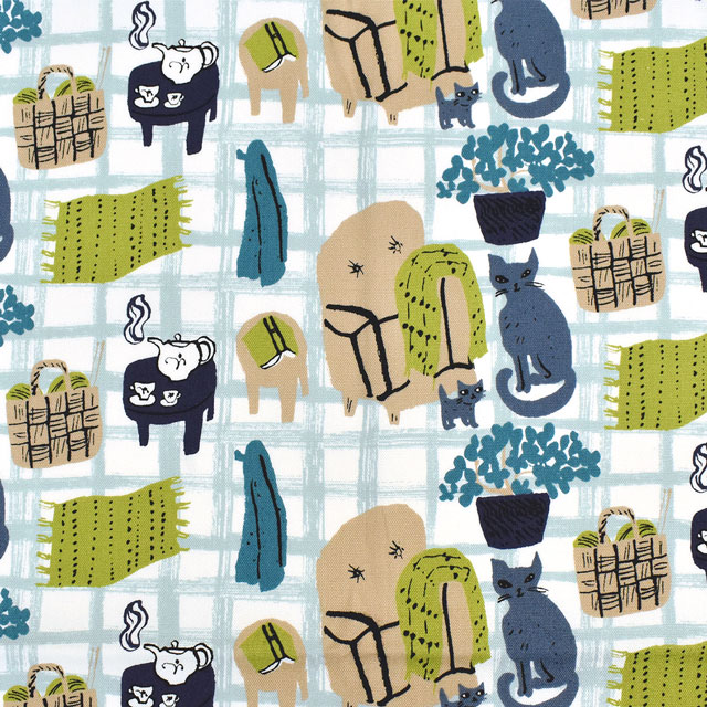 生地 kippis-キッピス- Hygge ヒュッゲ/オックス(KPO) 62B.ブルー 09Ac04j