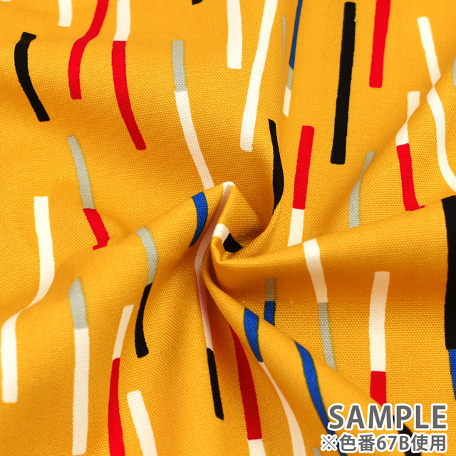 生地 kippis-キッピス- Tikut リズミカルな色エンピツ/オックス(KPO) 67A.オフホワイト 99Zz99j