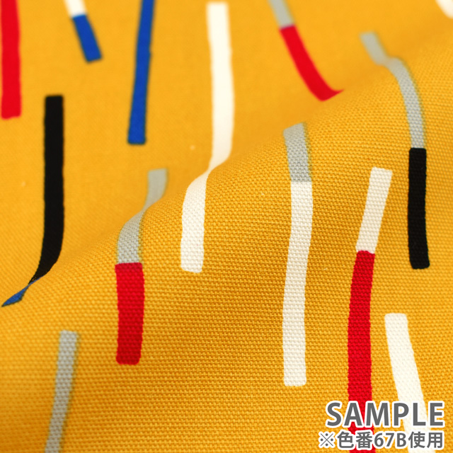 生地 kippis-キッピス- Tikut リズミカルな色エンピツ/オックス(KPO) 67A.オフホワイト 99Zz99j