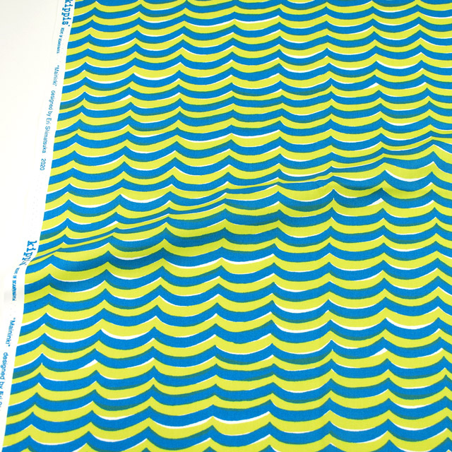 生地 kippis-キッピス- Mininki うねり/オックス(KPO) 68B.イエロー 09Ac04j