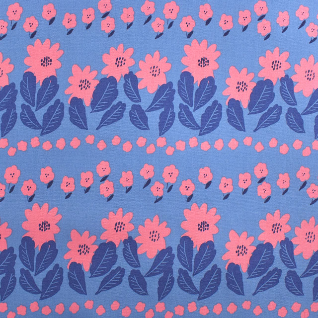 生地 kippis-キッピス- Marketta 市場のマーガレット/オックス(KPO) 69C.ブルー 09Ac04j