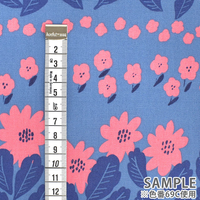 生地 kippis-キッピス- Marketta 市場のマーガレット/オックス(KPO) 69C.ブルー 09Ac04j