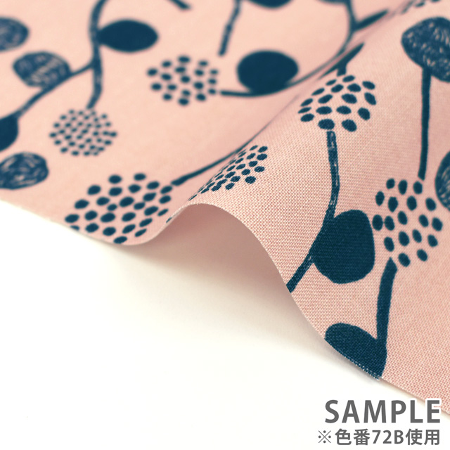 生地 kippis-キッピス- Vaapukka ラズベリー/シーチング(KPO) 72C.ブラック 09Ac04j