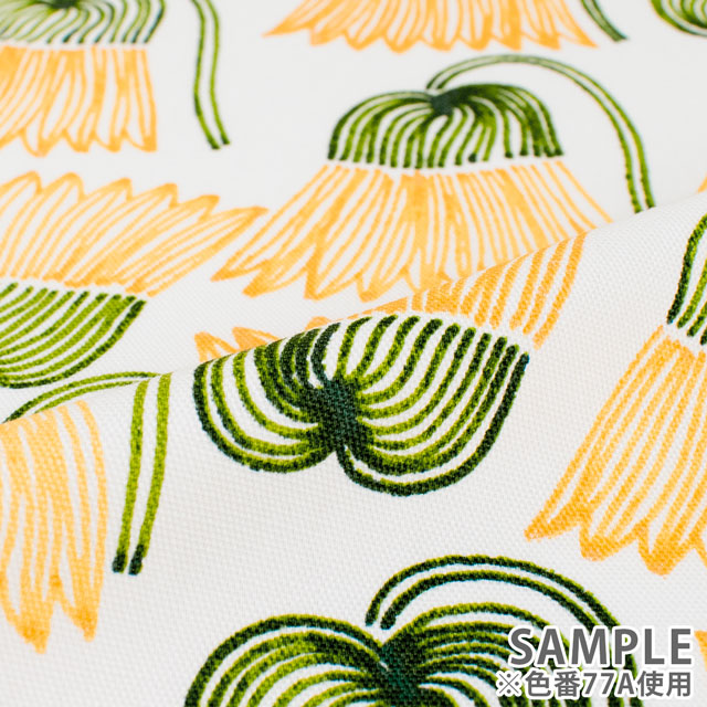 生地 kippis-キッピス- Supina 花達のささやき/オックス(KPO) 77C.ブラック 09Ac04j