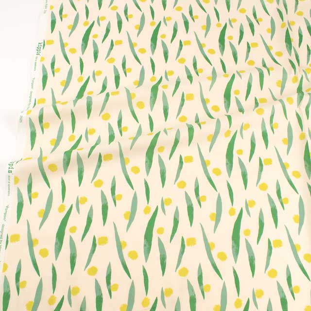 生地 kippis-キッピス- Pompom ポンポン/シーチング(KPS) 89A.アイボリー 09Ac04j