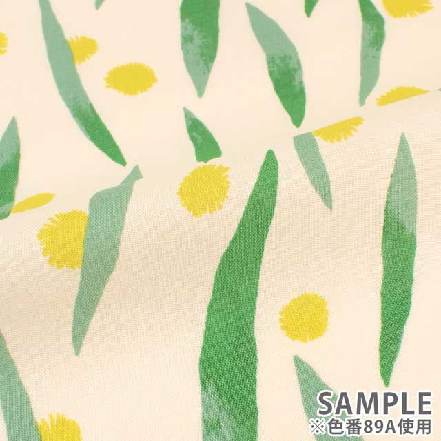 生地 kippis-キッピス- Pompom ポンポン/シーチング(KPS) 89A.アイボリー 09Ac04j