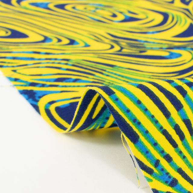 生地 アフリカ布 キテンゲ 24SS 2.ブルー×イエロー 09Ae99_