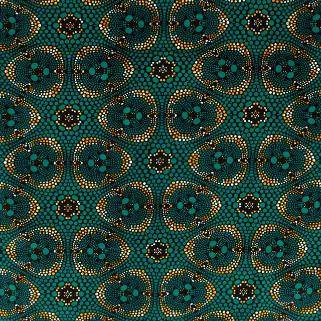 生地 アフリカ布 キテンゲ 24SS 15.グリーン 09Ae99_