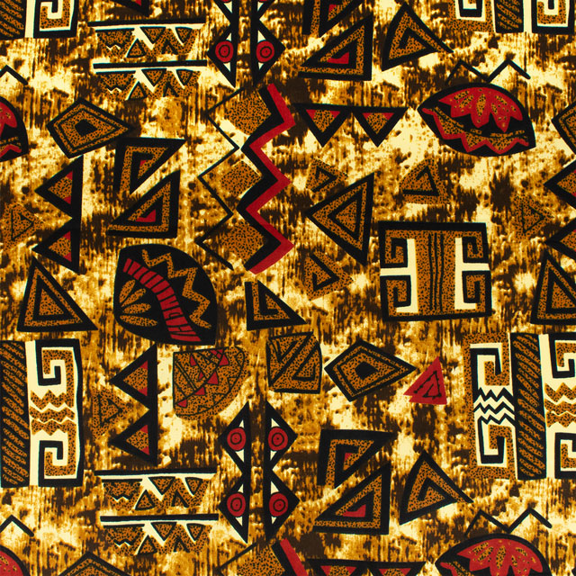 生地 アフリカ布 キテンゲ 24SS 25.ブラウン 09Ae99_