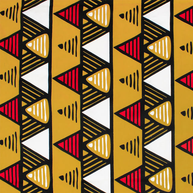 生地 アフリカ布 キテンゲ 24SS 28.マスタード 09Ae99_