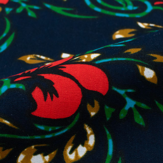 生地 アフリカ布 キテンゲ 25SS 4.ネイビー 09Ae99_